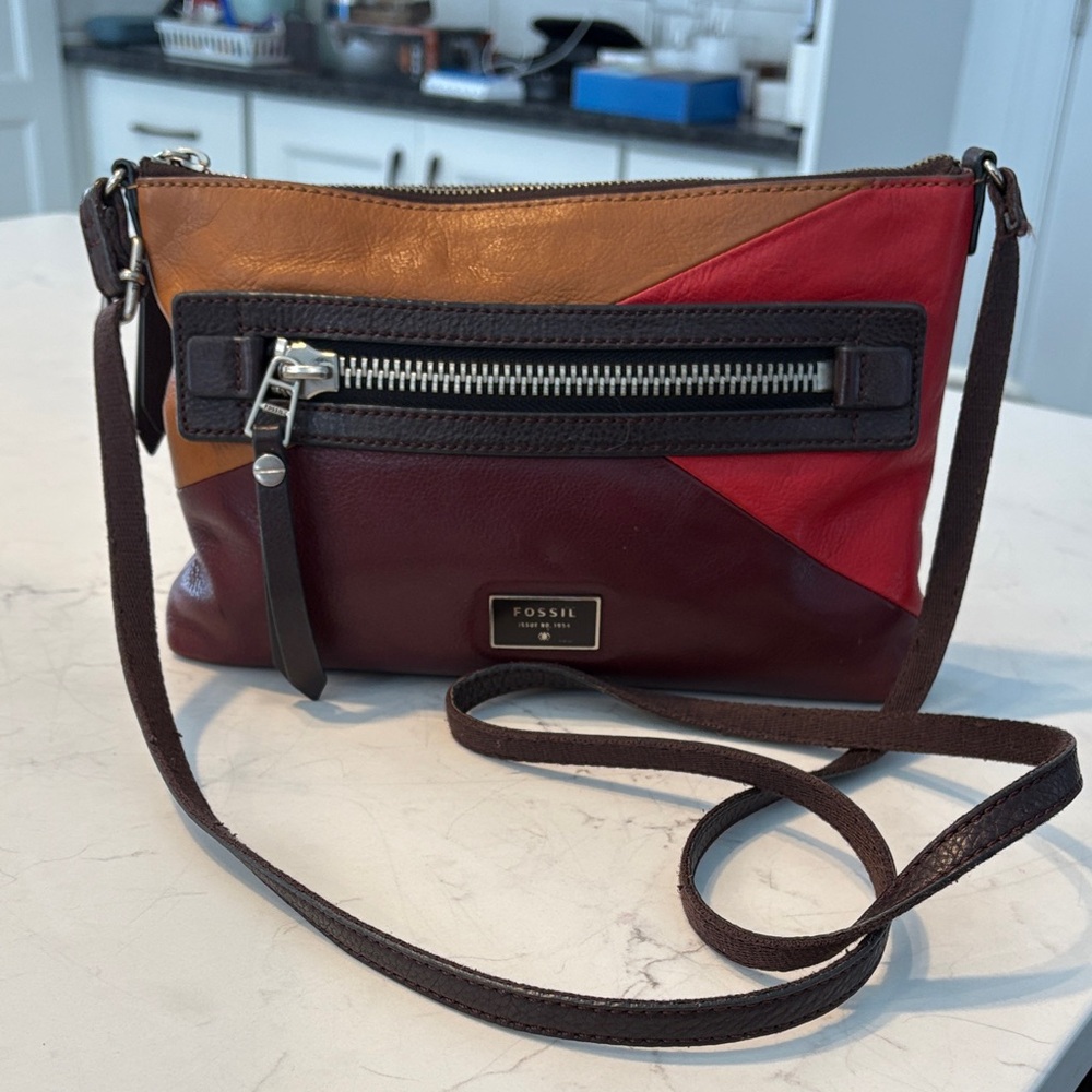 Fossil Dawson Crossbody Bag Red
Multicolor Leatherβ Patchwork